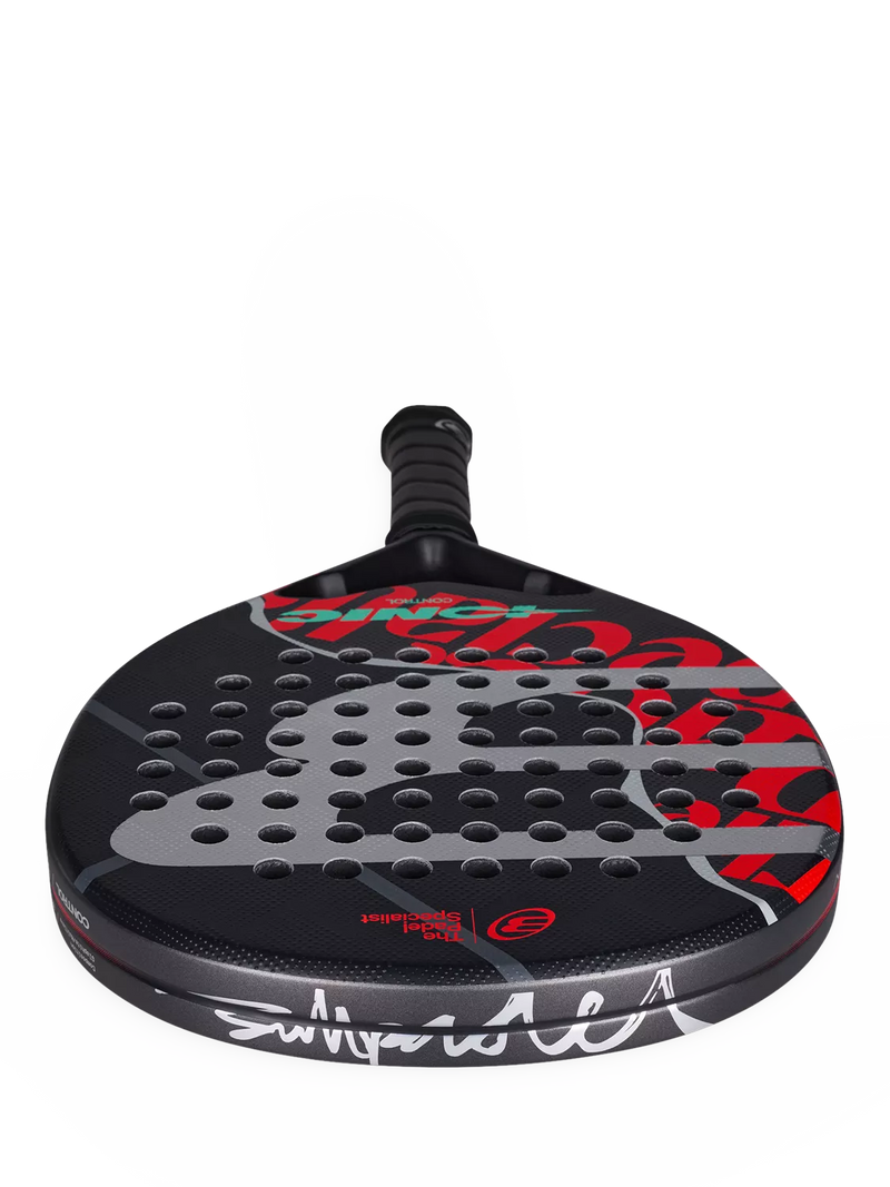 Bullpadel padel racket Iconic Control Grey/Multi, UK version