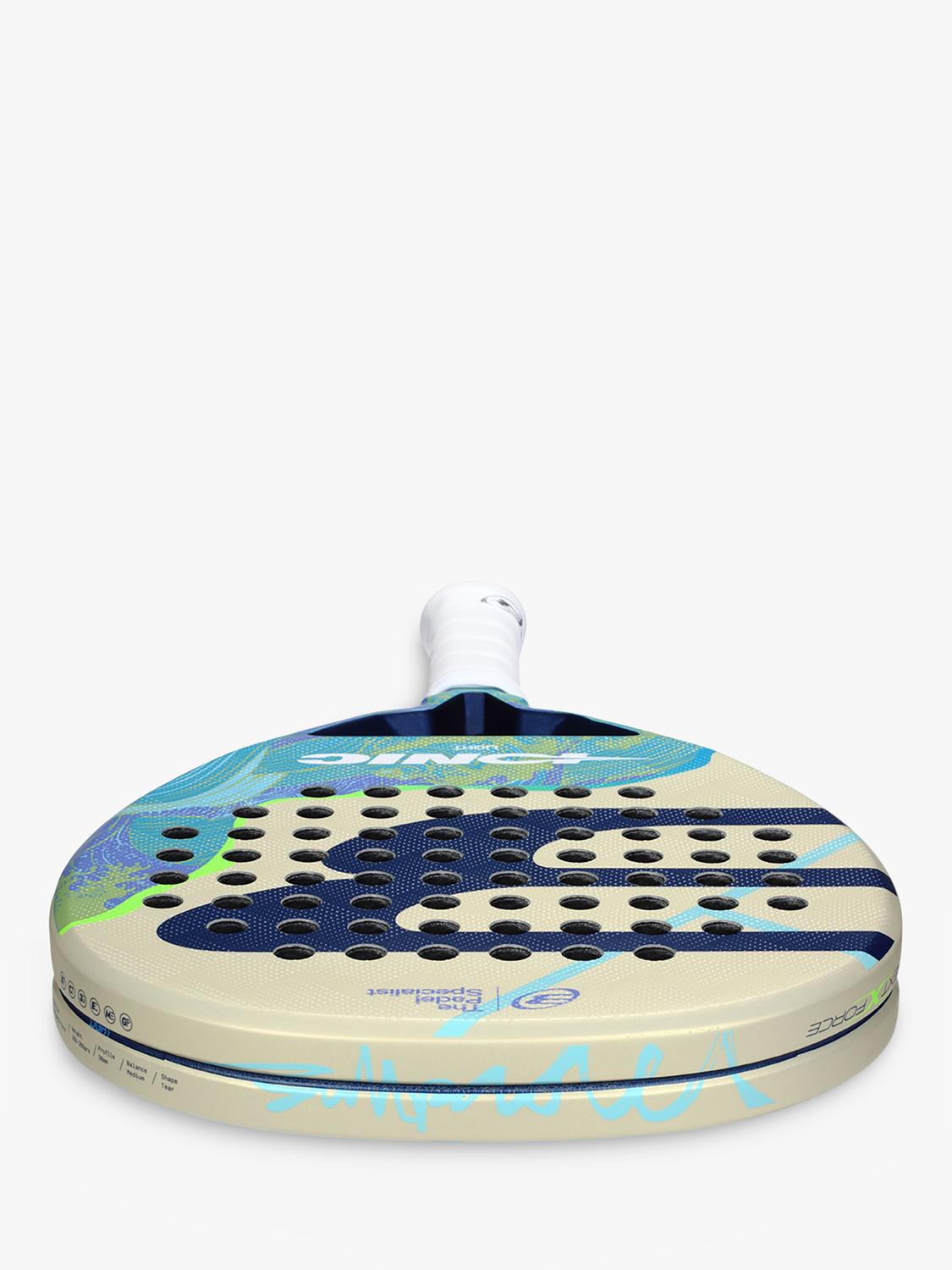 Bullpadel teardrop padel racket off white (British brand)