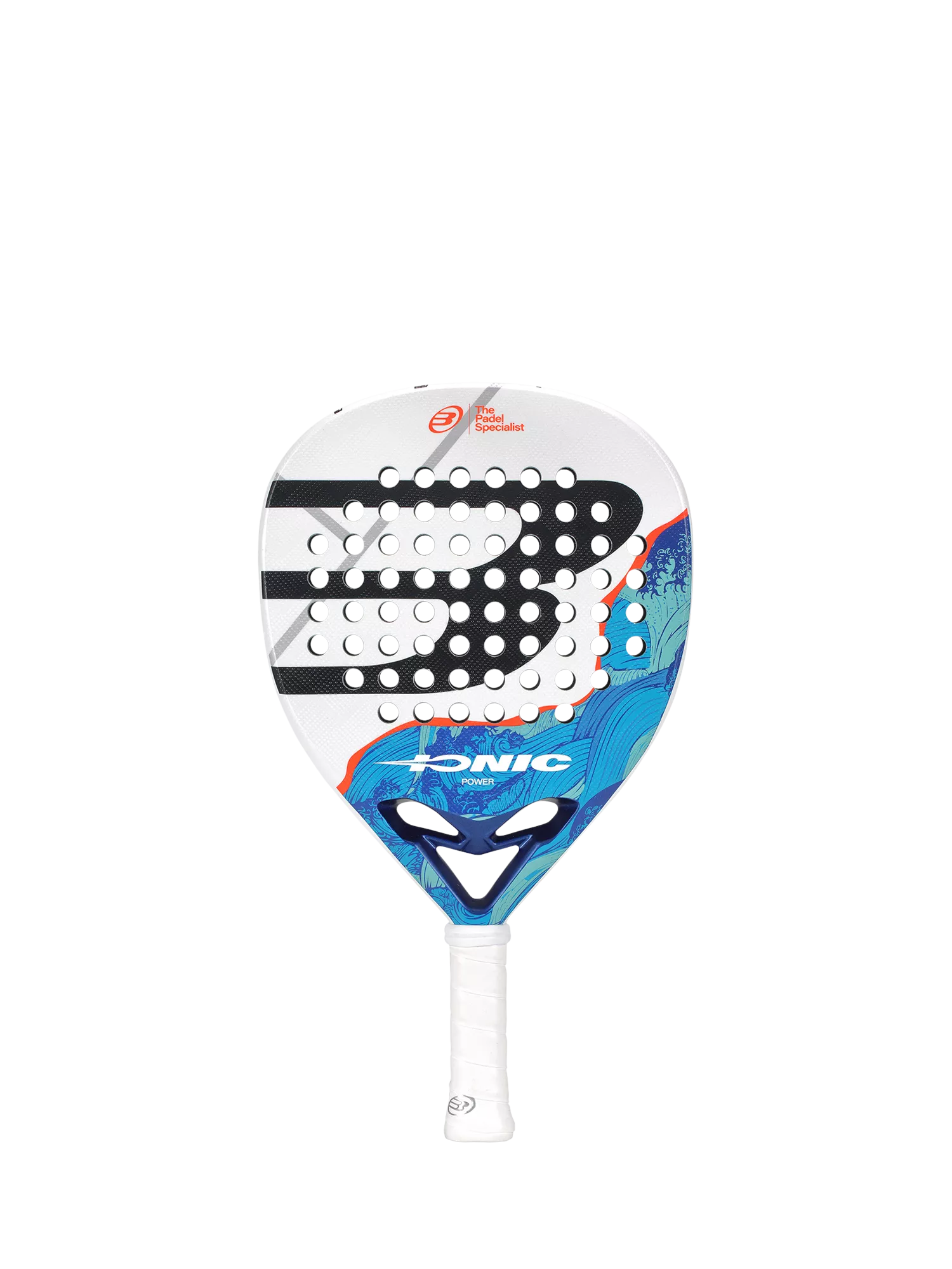 Bullpadel Iconic Power diamond-shaped padel racket (British brand)