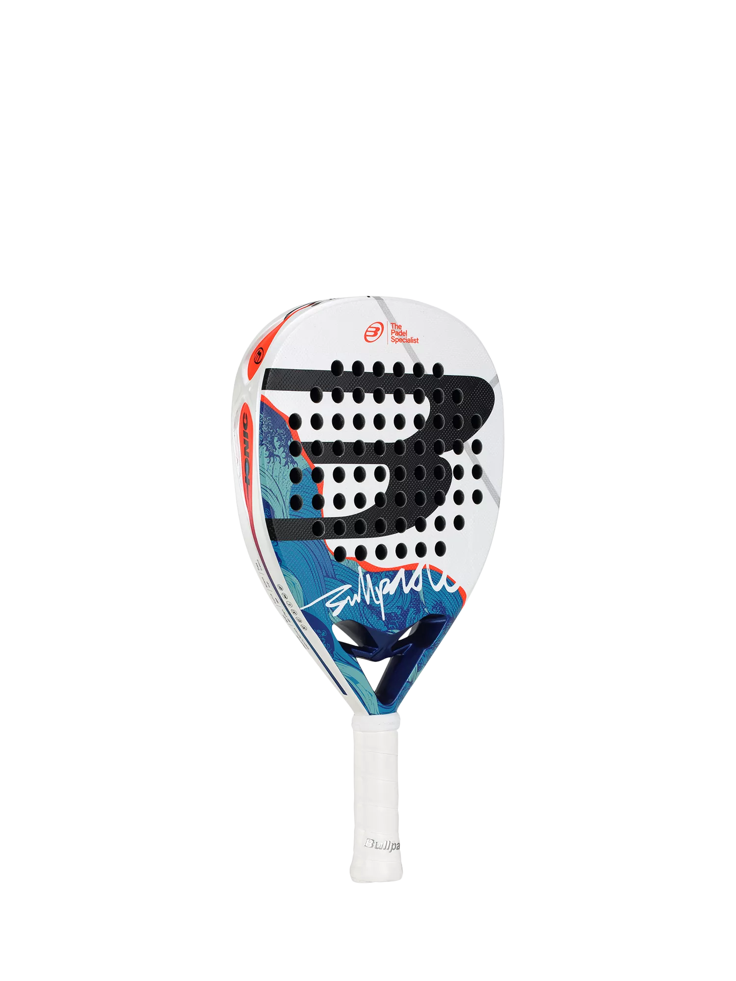 Bullpadel Iconic Power diamond-shaped padel racket (British brand)