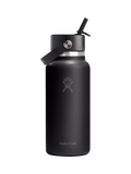 Hydro Flask doppelwandige Vakuumisolierung aus Edelstahl mit weiter Öffnung und Flip-Straw-Getränkeflasche, 946ml