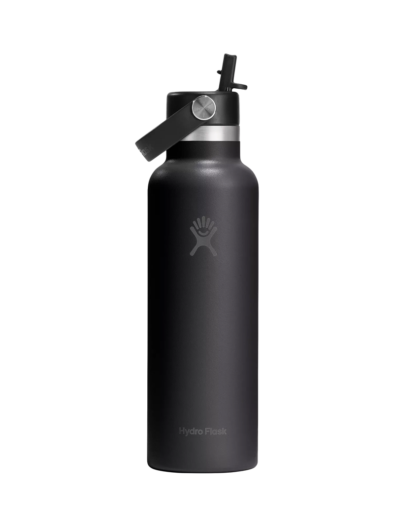 Hydro Flask Double Wall Vacuum Insulated Stainless Steel Flip Straw Drinks Bottle 621ml