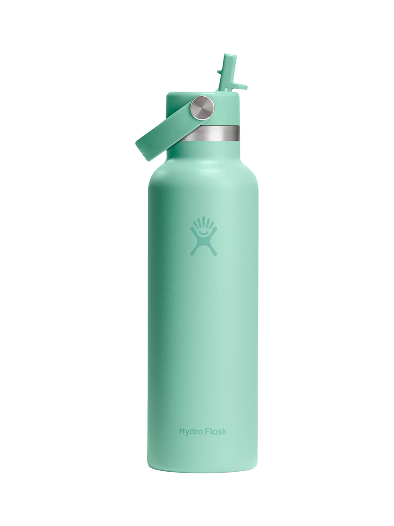 Hydro Flask Double Wall Vacuum Insulated Stainless Steel Flip Straw Drinks Bottle 621ml