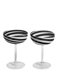Fazeek Swirl coupe cocktail glasses 140ml, imported from the UK