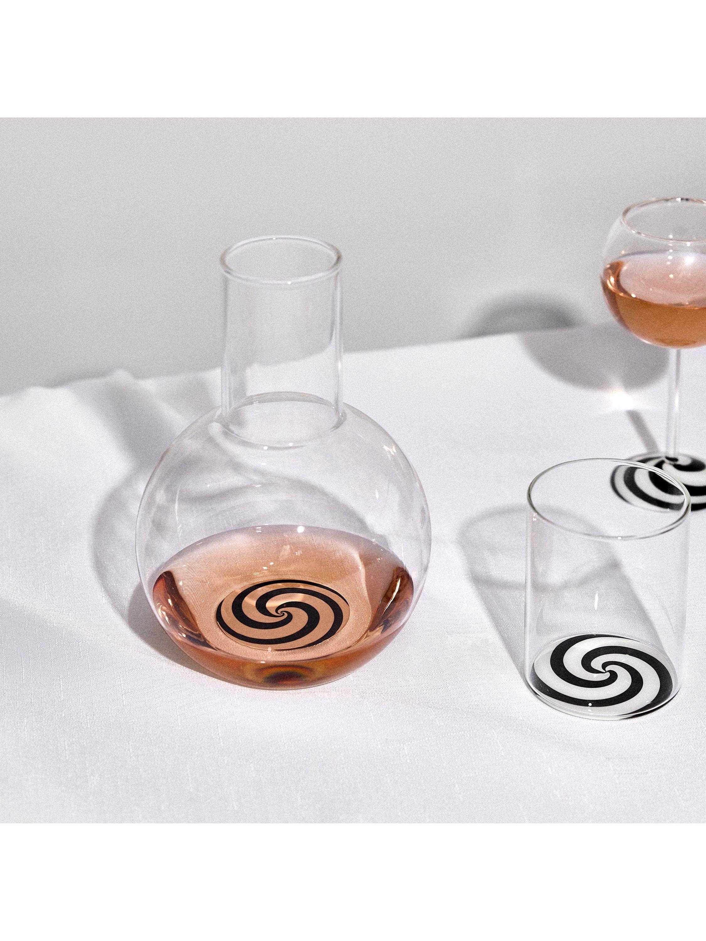 Fazeek swirl glass carafe 1.5L, imported from the UK