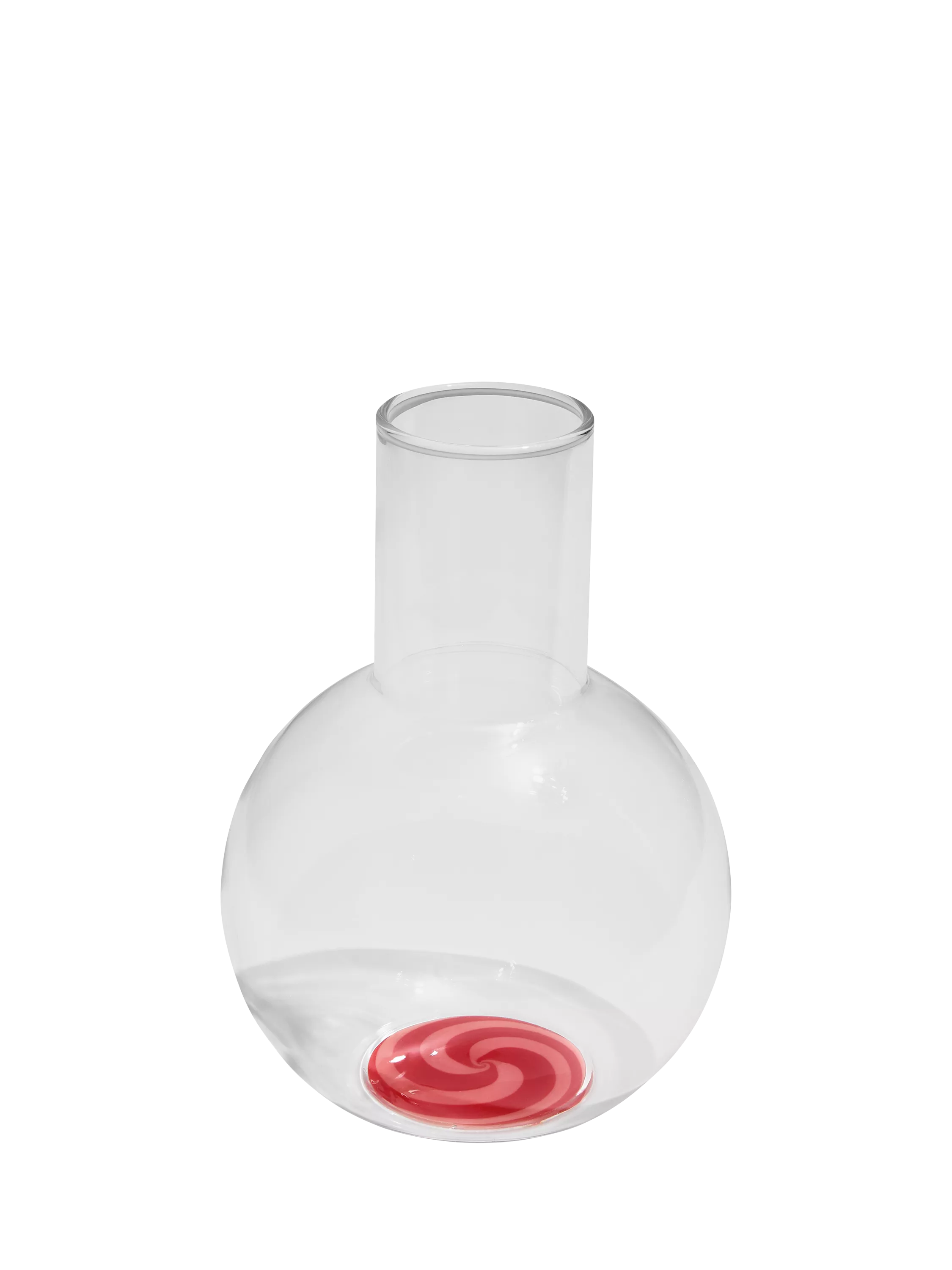 Fazeek swirl glass carafe red pink 1.5L (British brand)