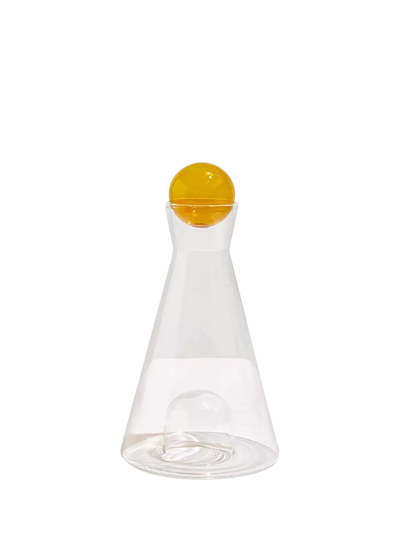 John Lewis Fazeek Vice Versa Glass Carafe Clear/Amber 1.4L- Buy online at McGrocer