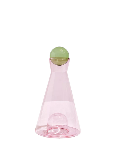 John Lewis Fazeek Vice Versa Glass Carafe Pink/Green 1.4L- Buy online at McGrocer
