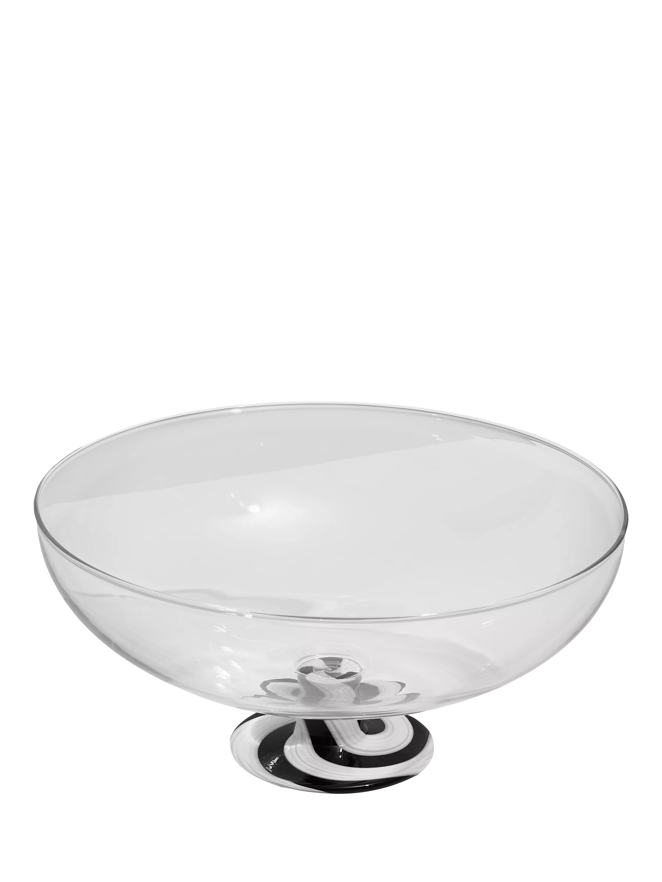 Fazeek Swirl salad bowl black white 25cm, imported from the UK
