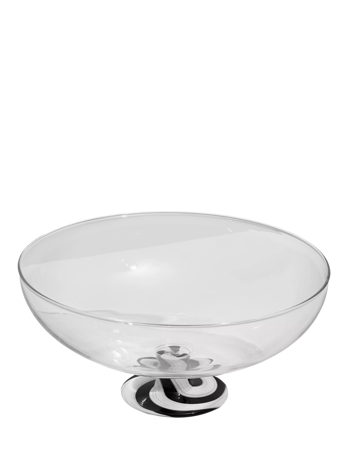 Fazeek Swirl salad bowl black white 25cm, imported from the UK