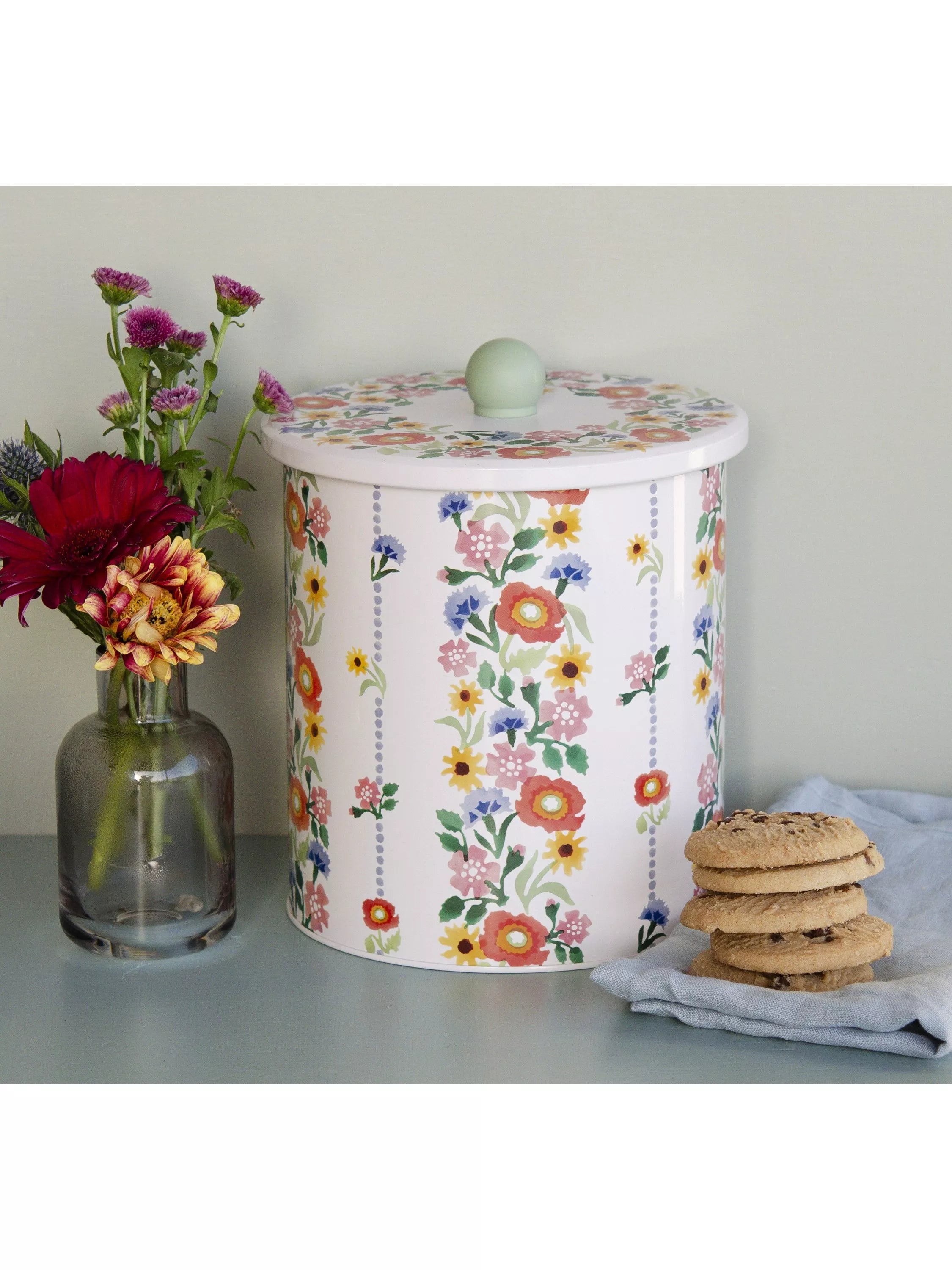 Emma Bridgewater Poppies biscuit barrel tin (British brand)