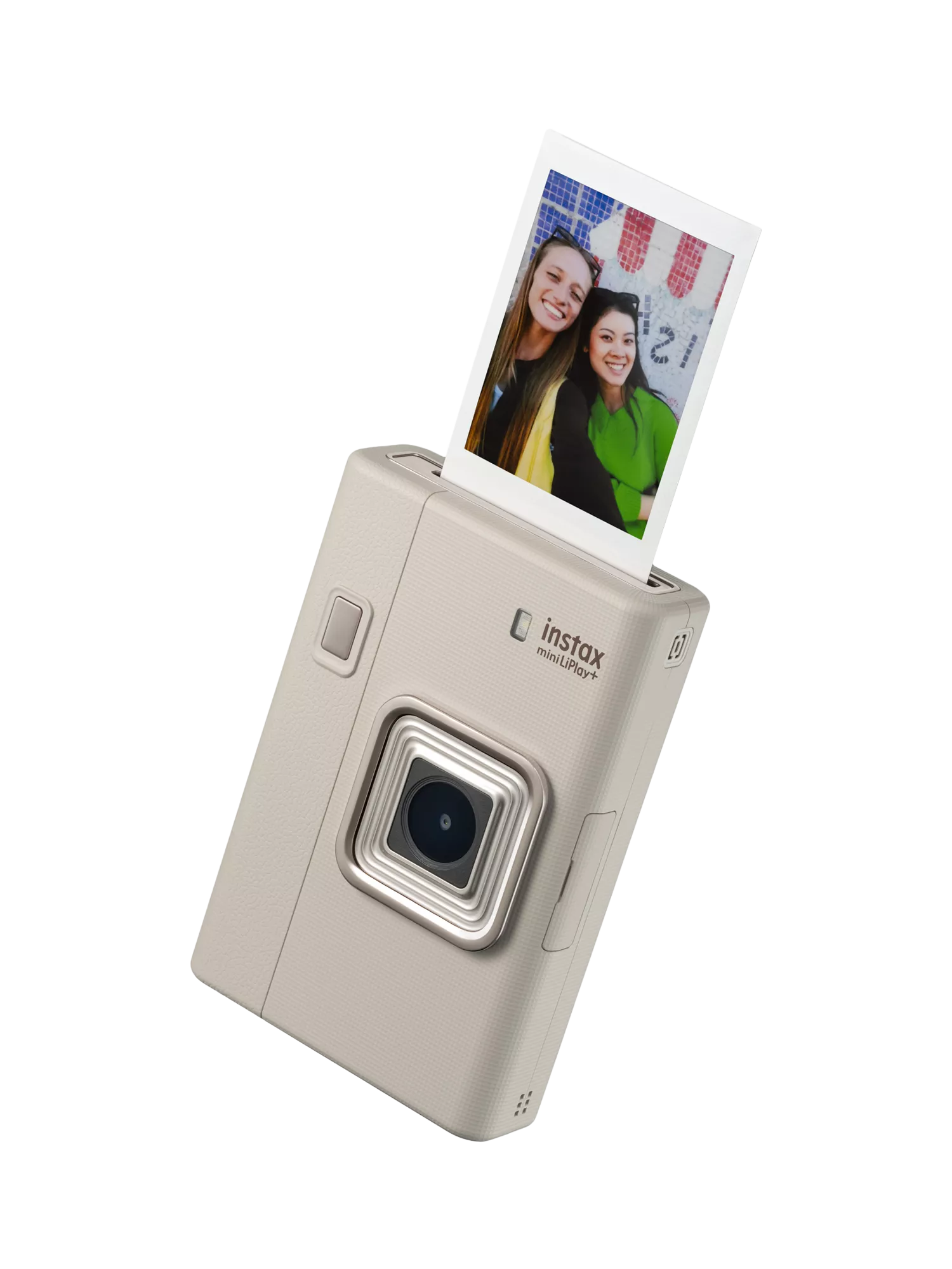 instax mini LiPlay+ hybrid instant camera, imported from the UK