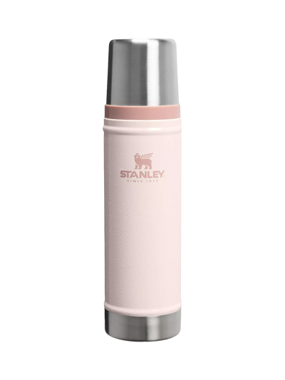 John Lewis Stanley Double Wall Insulated Stainless Steel Classic Flask, 600ml, Rose Quartz- Buy online at McGrocer