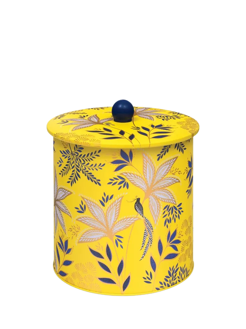 Sara Miller Anniversary Collection Biscuit Barrel, Yellow