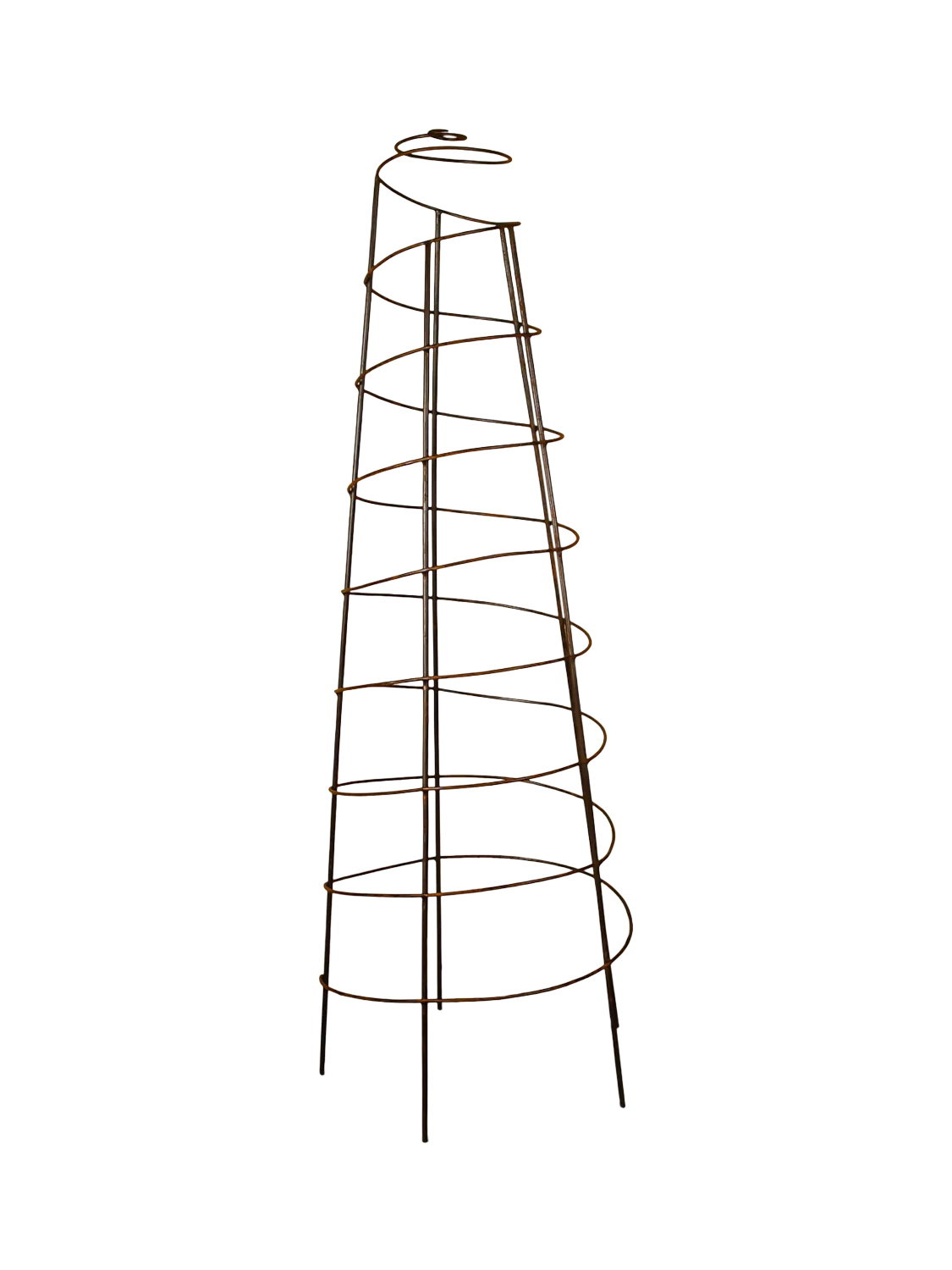 Wilstone spiral pot obelisk mild steel garden support (British brand)