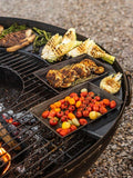 Kadai BBQ warming rack and hot plate 70cm, UK version