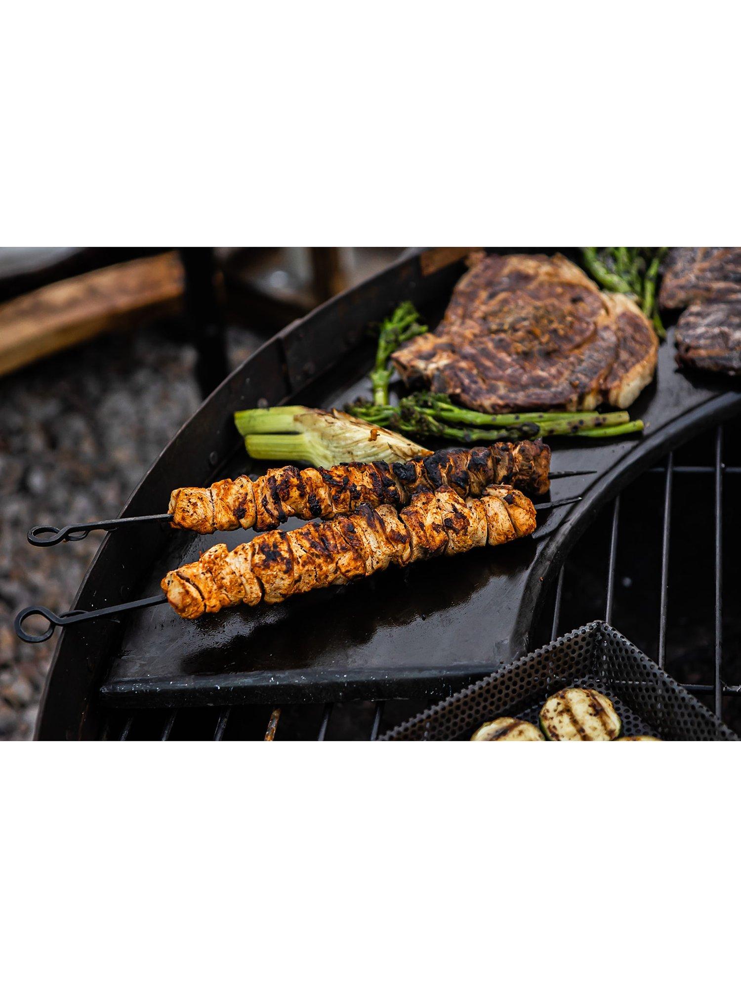 Kadai BBQ warming rack and hot plate 70cm, UK version