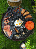 Kadai BBQ warming rack and hot plate 80cm, imported from the UK