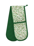 Museums & Galleries William Morris double oven glove green, imported from the UK