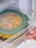 Mepal glass food storage container round Nordic Sage 350ml - British product