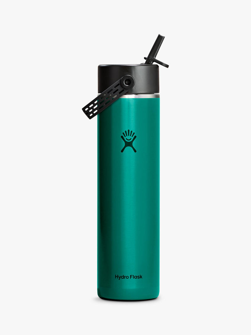 Hydro Flask 709ml vacuum insulated water bottle with straw cap (British brand)