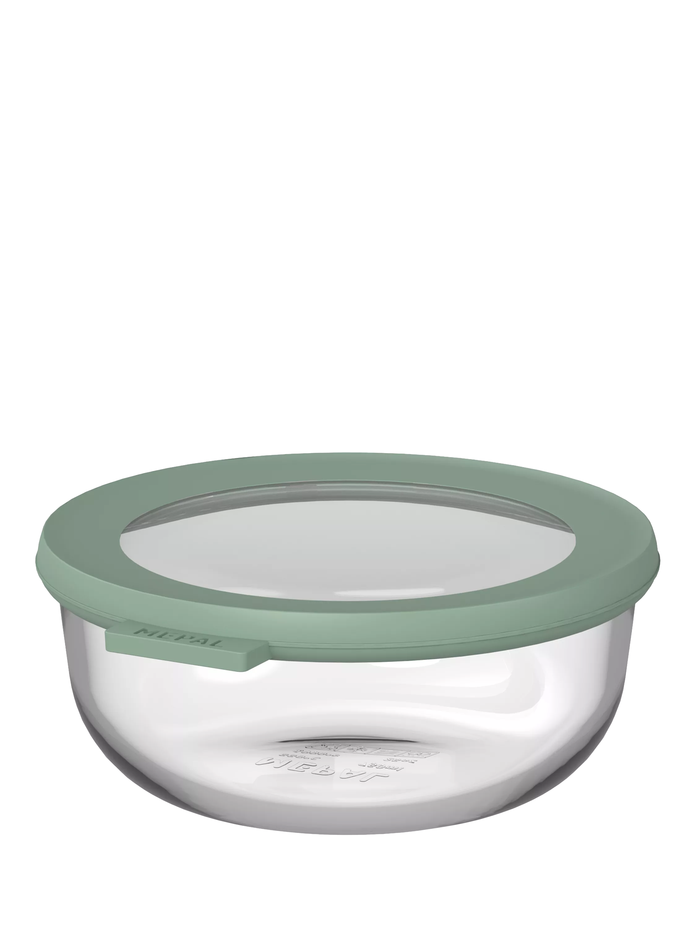 Mepal glass food storage container Nordic Sage 750ml, imported from the UK