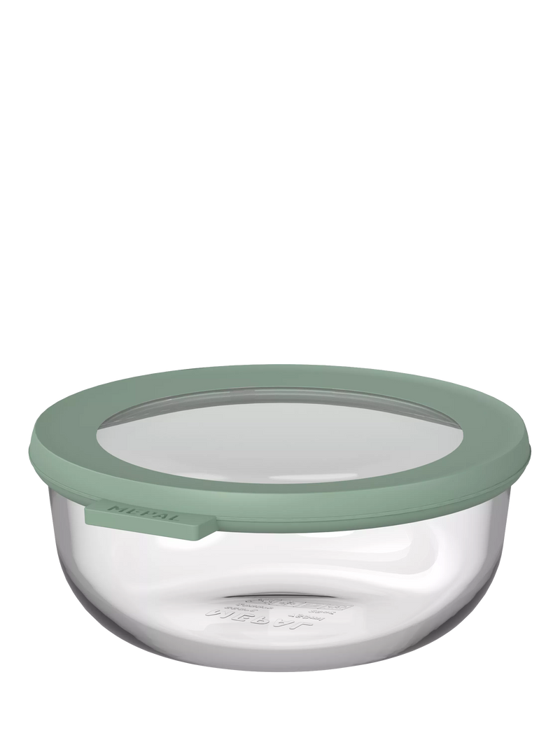 Mepal glass food storage container Nordic Sage 750ml, imported from the UK