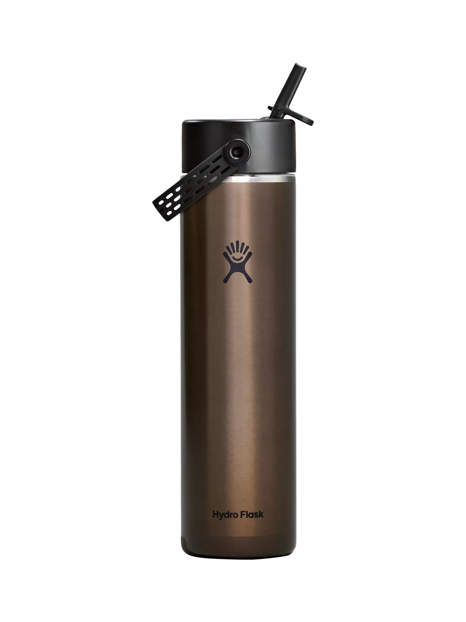 Hydro Flask Double Wall Vacuum Insulated Wide Mouth Lightweight Flex Straw Cap Bottle, 709ml