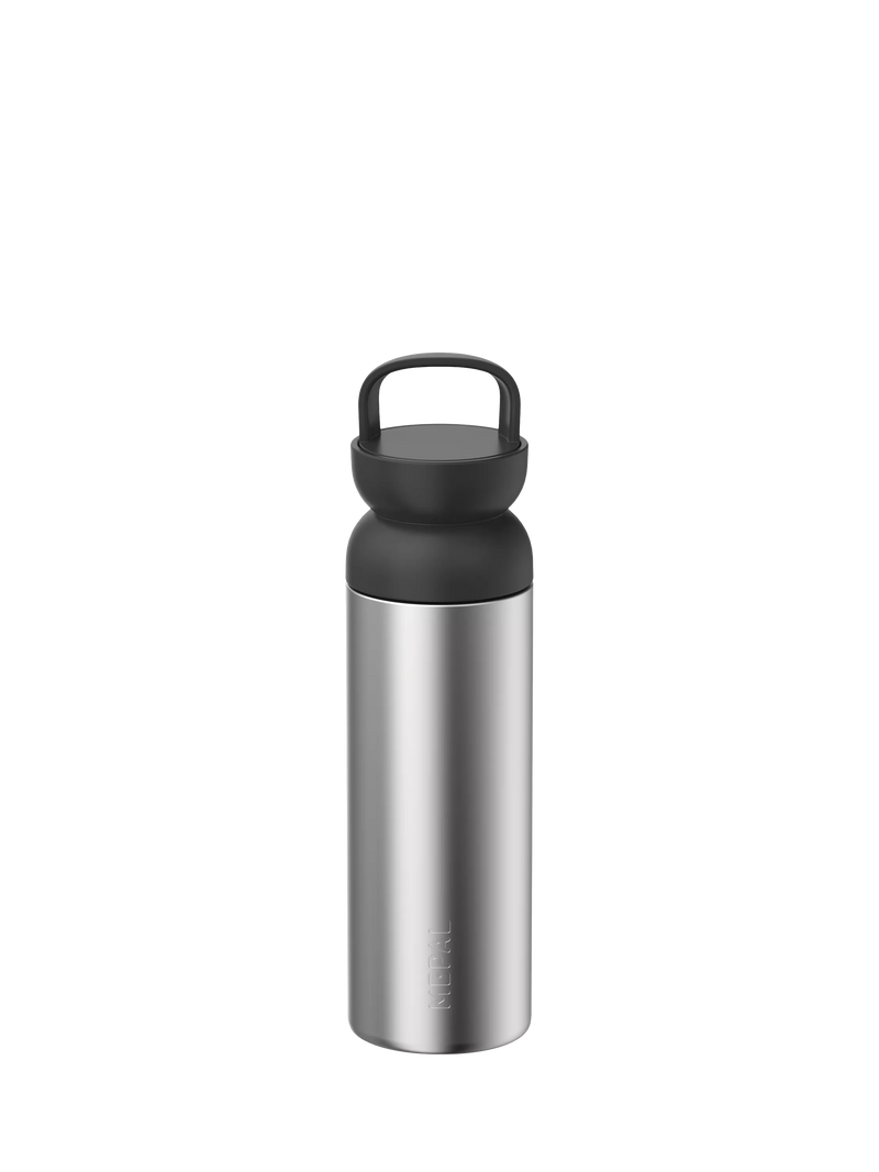 Mepal Ellipse insulated tea infuser mug 500ml Nordic Black - British product