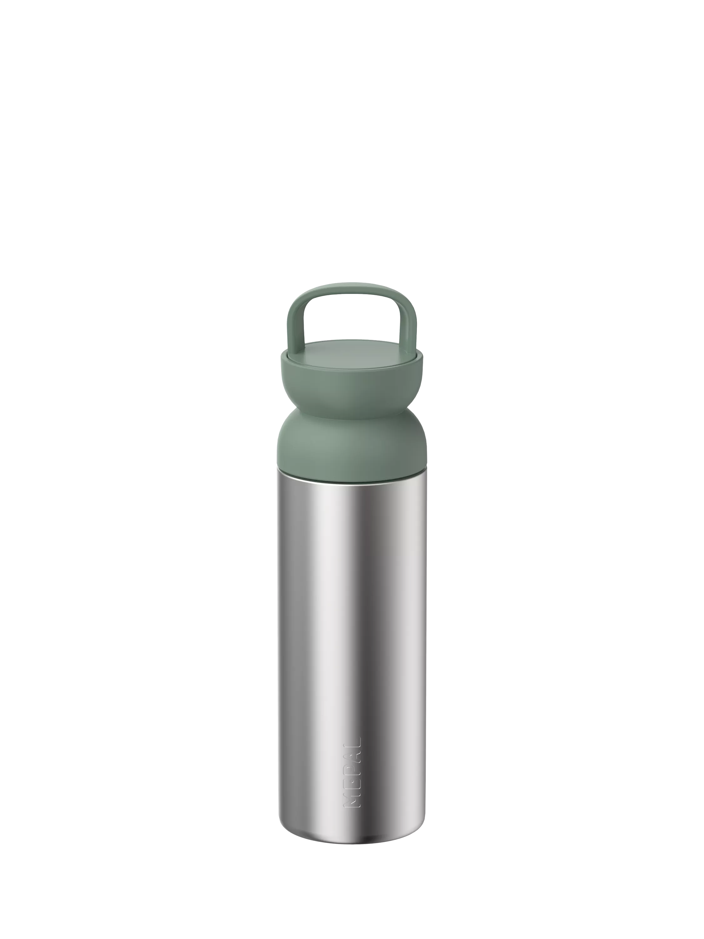 Mepal Ellipse Double Wall Insulated Tea Infuser Mug, Nordic Black, 500ml