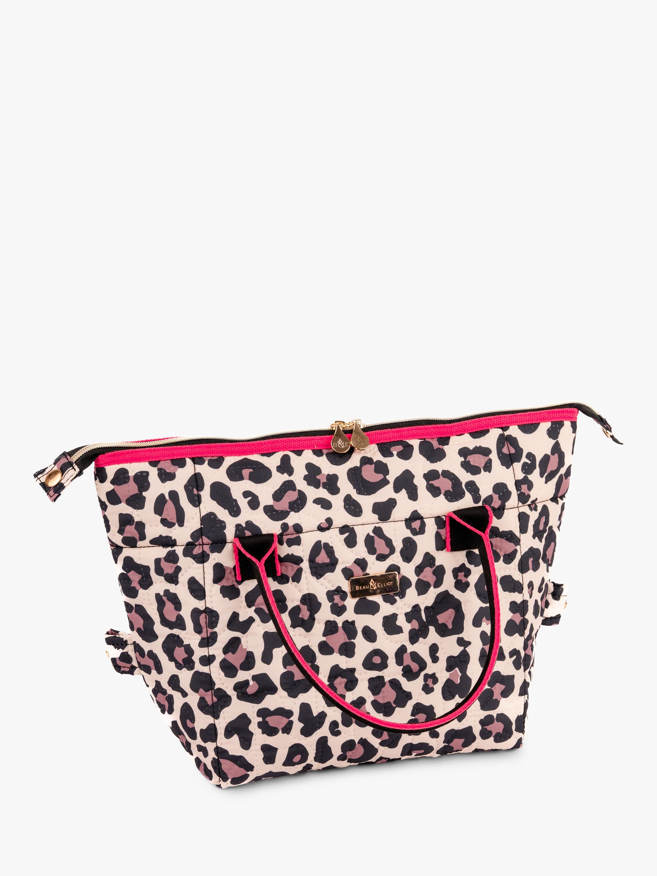 Beau & Elliot leopard lunch tote bag 7L - British product