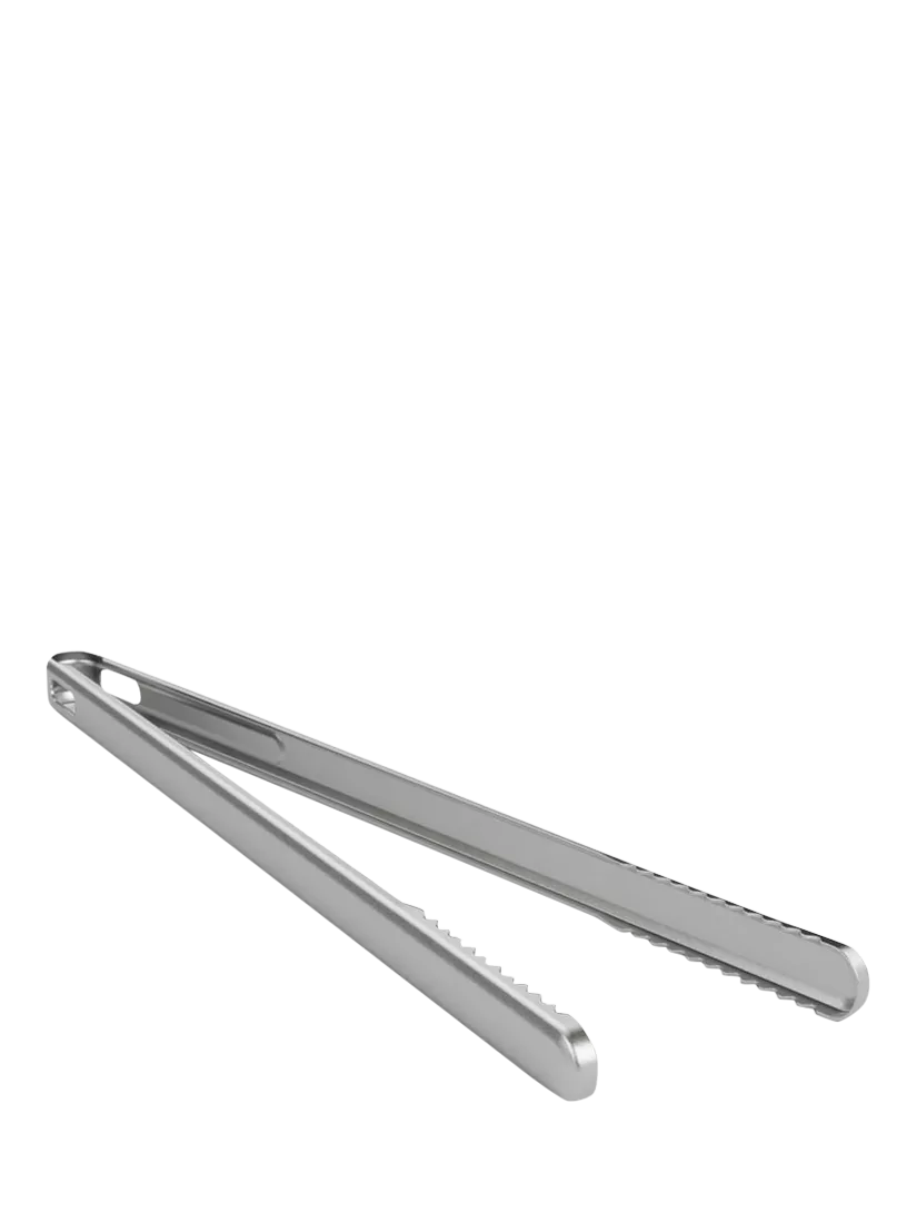 Gozney stainless steel charcoal tongs with elongated handle (British brand)