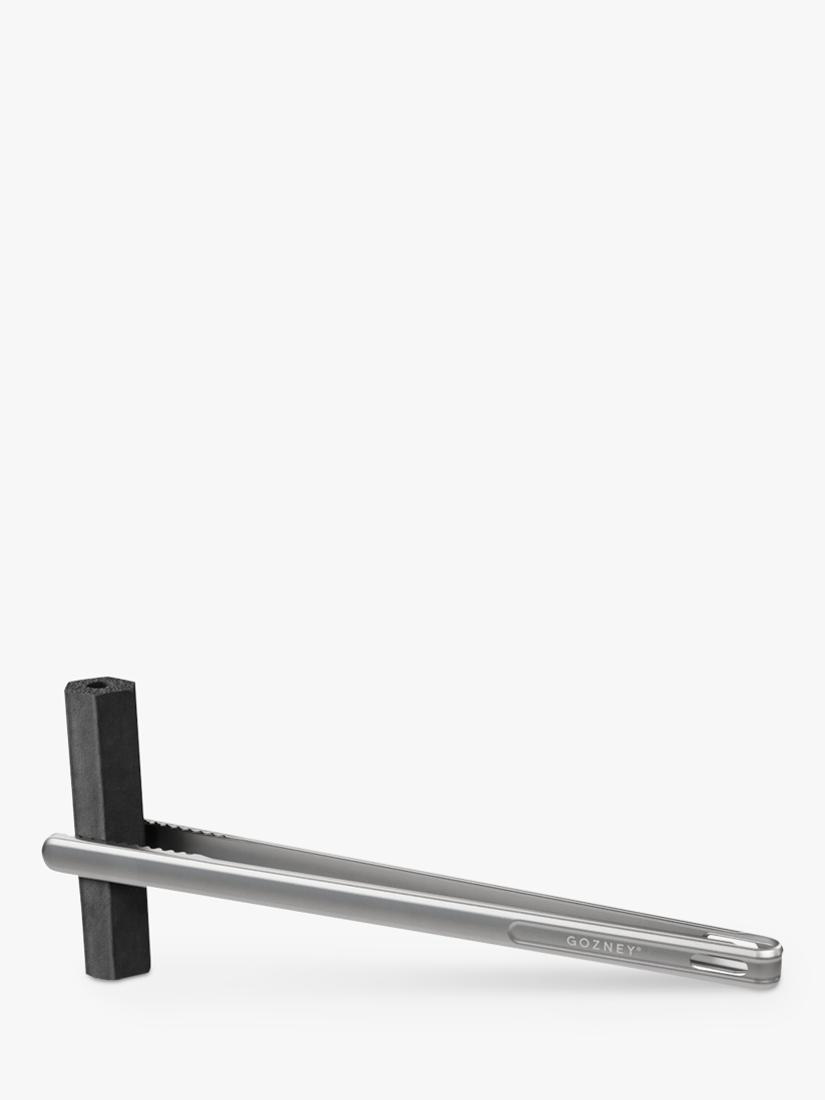 Gozney stainless steel charcoal tongs with elongated handle (British brand)