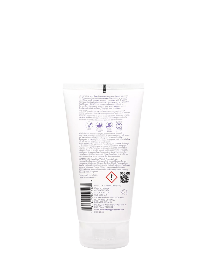 Aromatherapy Associates Stress Muscle Gel 150ml, imported from the UK