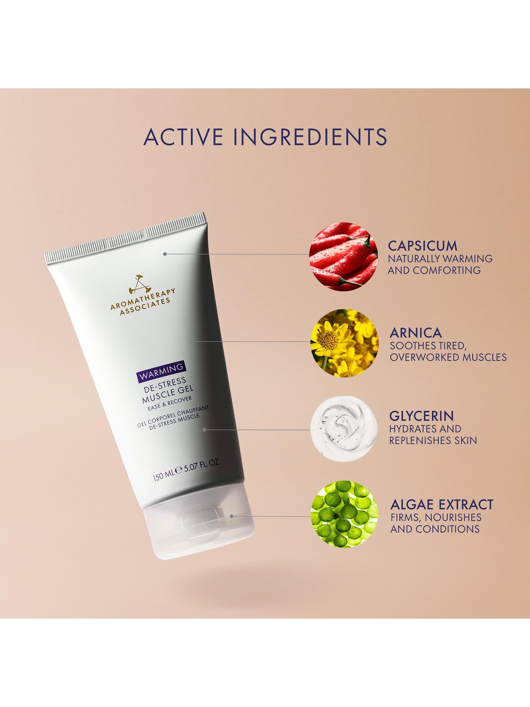 Aromatherapy Associates Stress Muscle Gel 150ml, imported from the UK