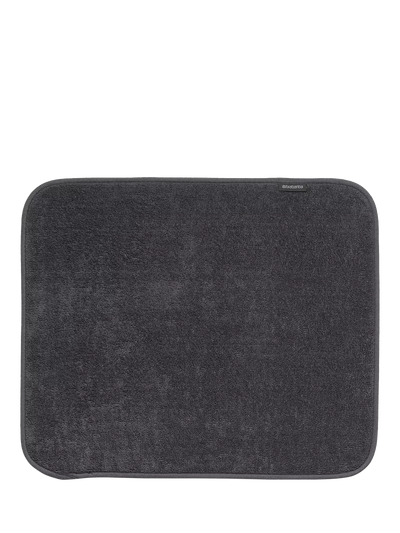 John Lewis Brabantia SinkSide Microfibre Dish Drying Mat, Dark Grey- Buy online at McGrocer