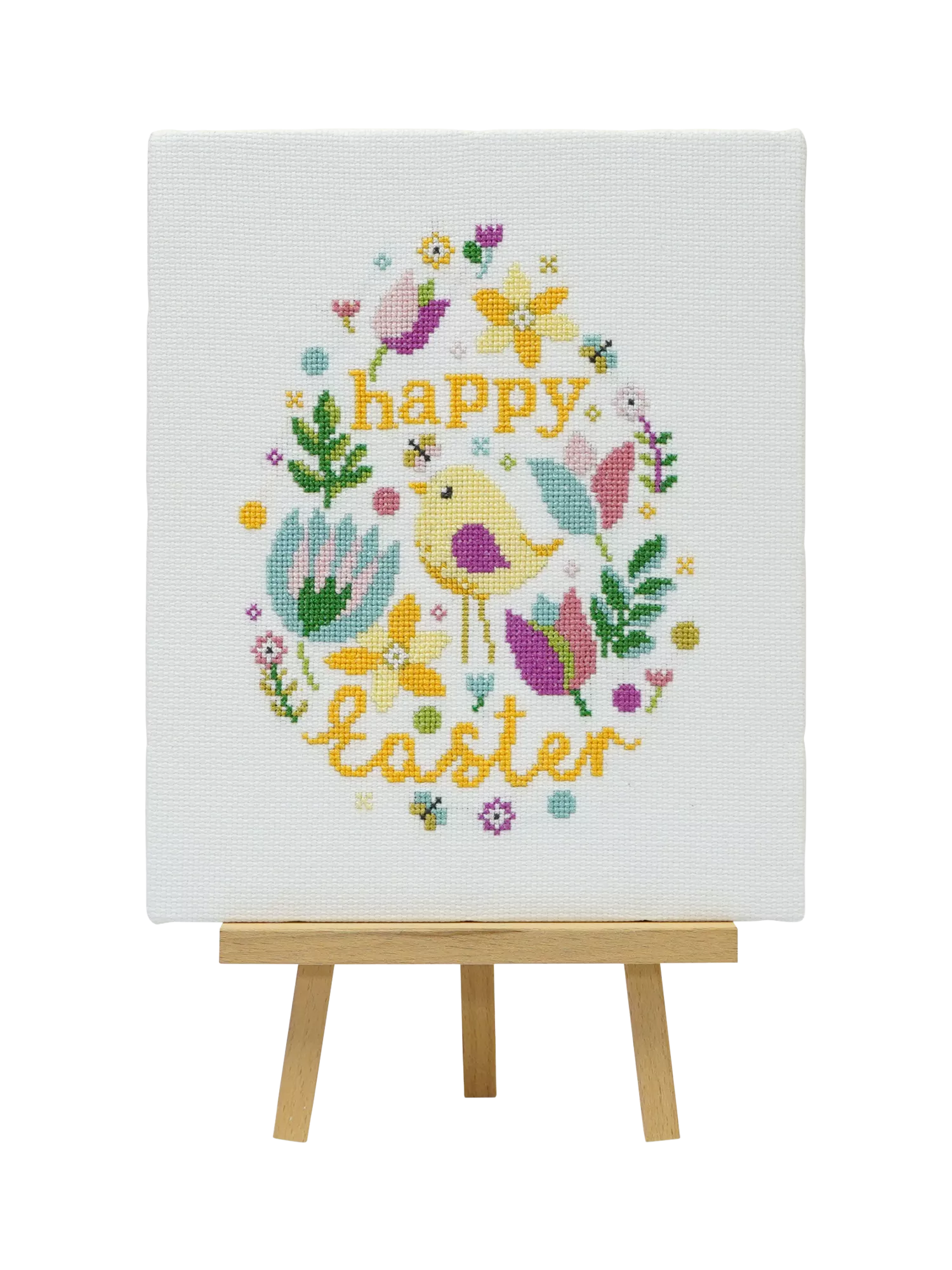 Caterpillar Cross Stitch Easter blooms cross stitch kit - British product