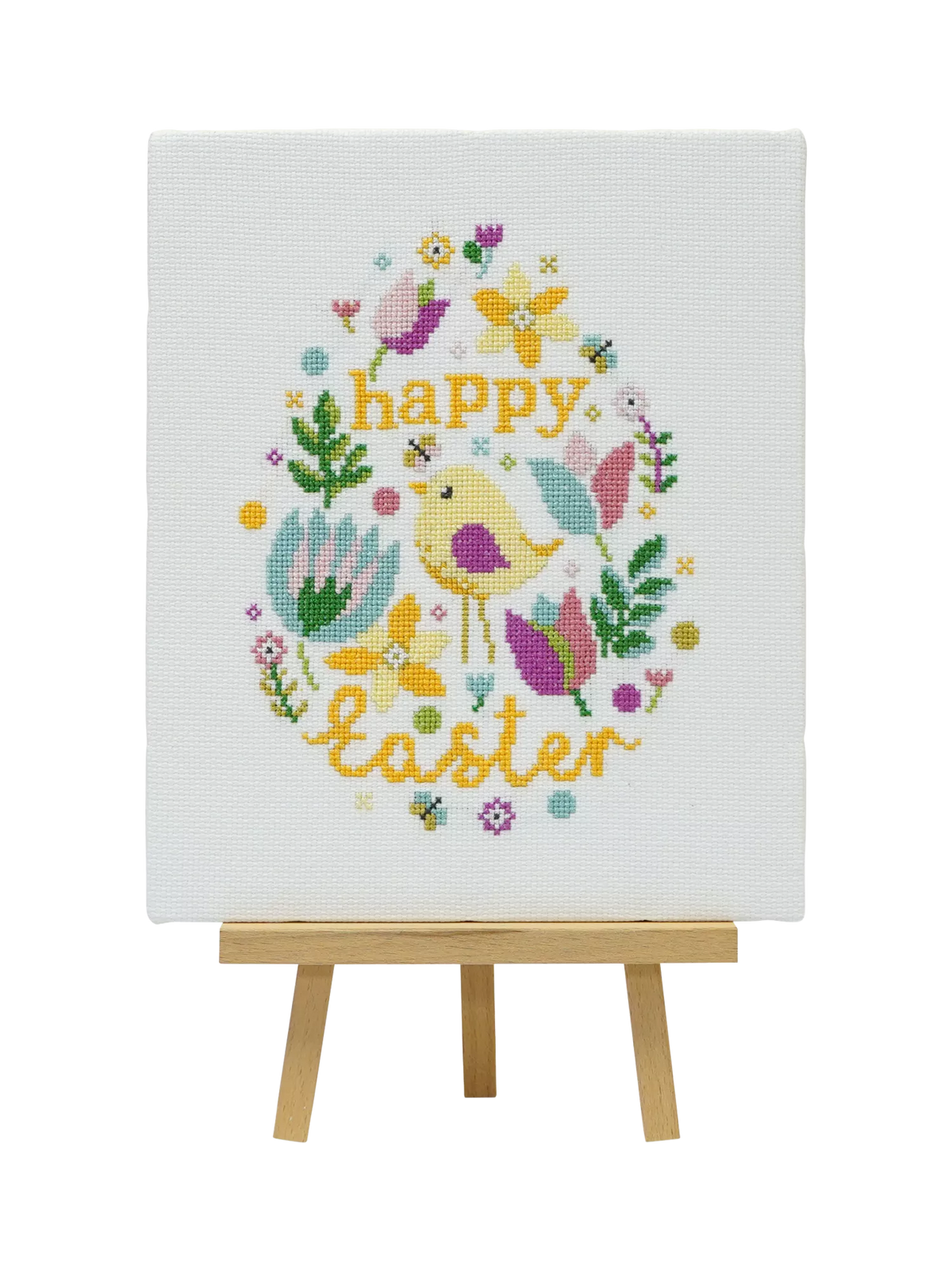 Caterpillar Cross Stitch Easter blooms cross stitch kit - British product