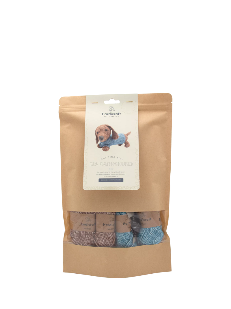 Hardicraft Ria Dachshund knitting kit 30cm (British brand)
