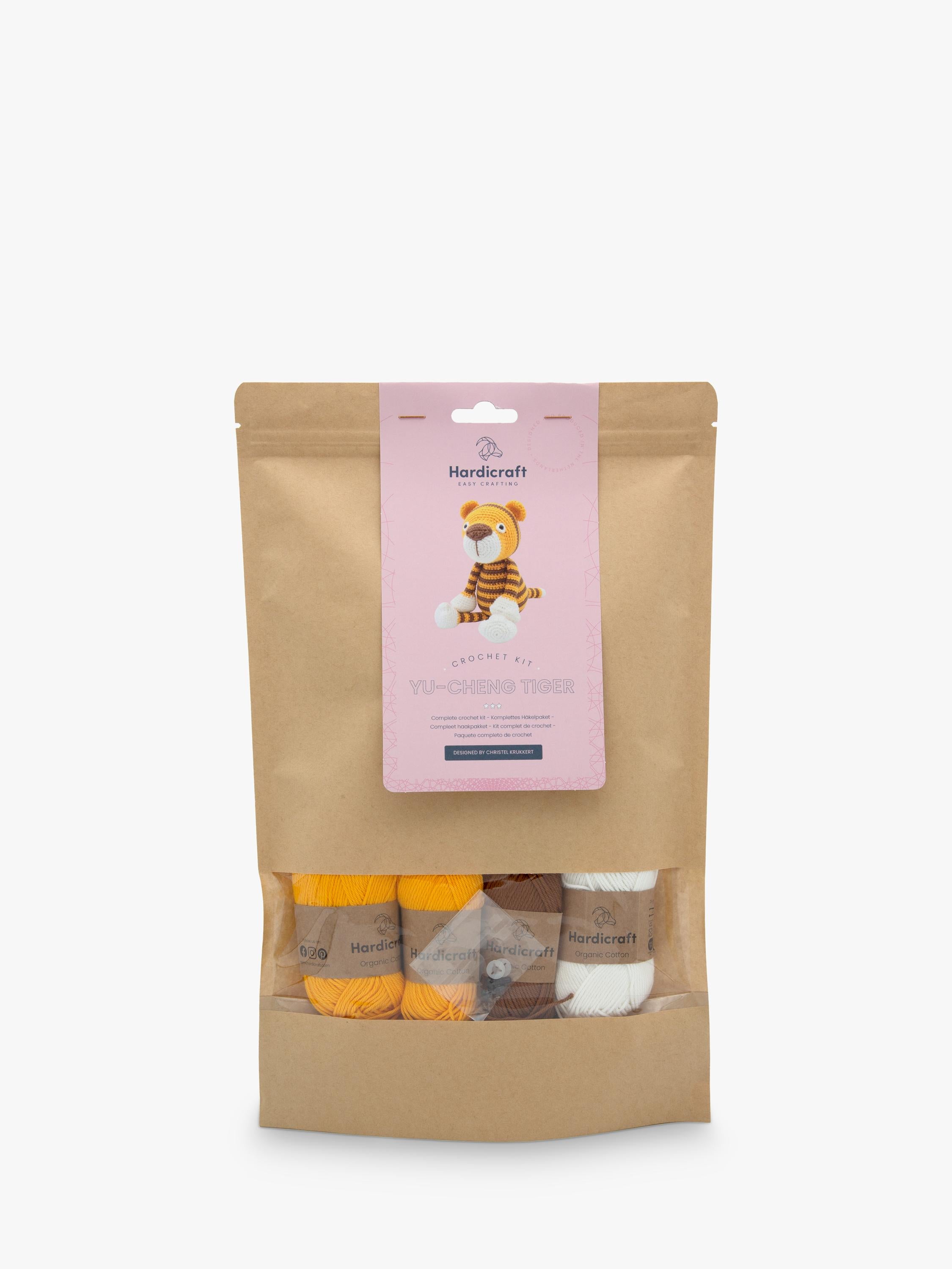 Hardicraft Tiger Crochet Kit 24cm, imported from the UK