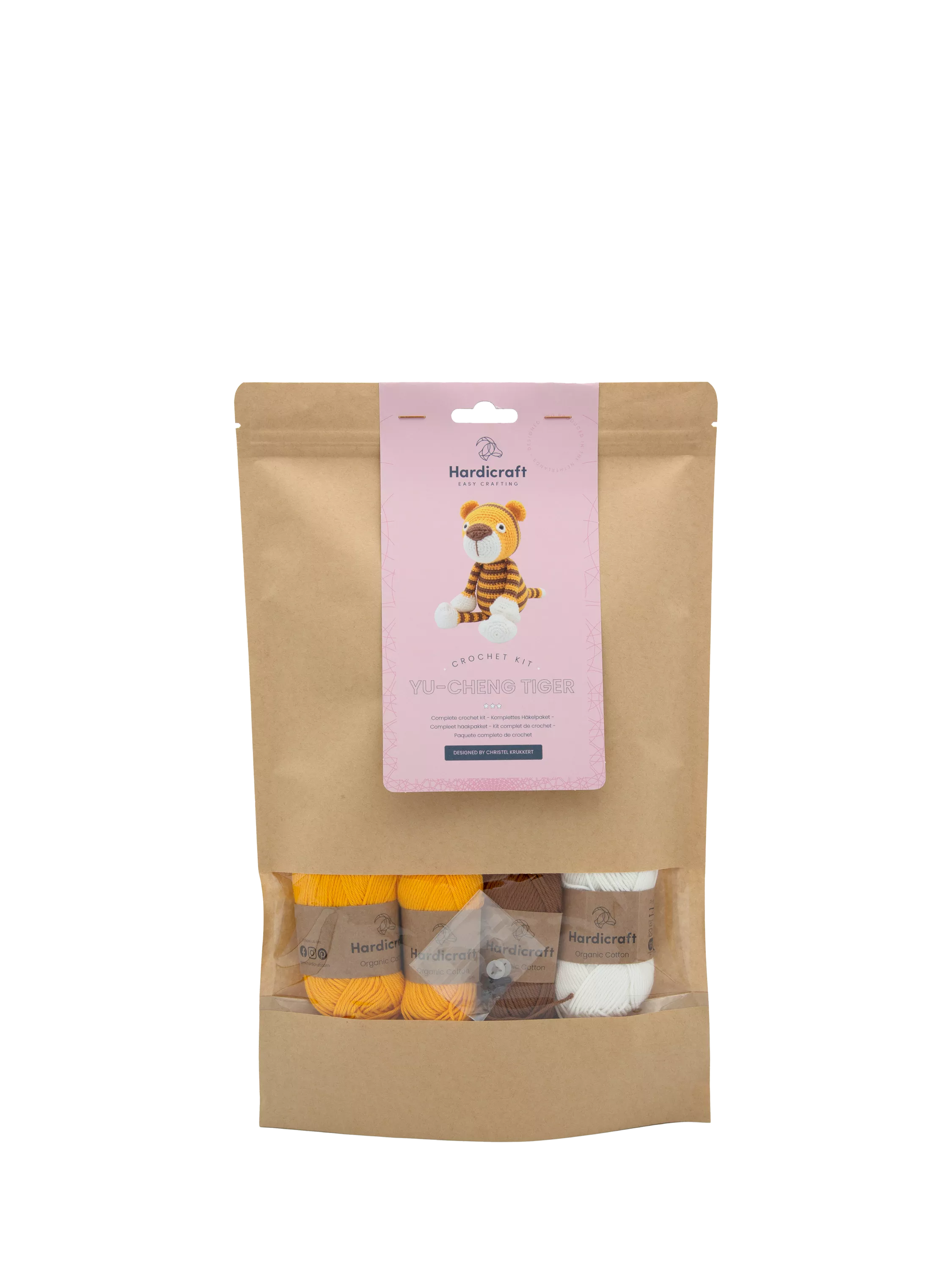 Hardicraft Tiger Crochet Kit 24cm, imported from the UK