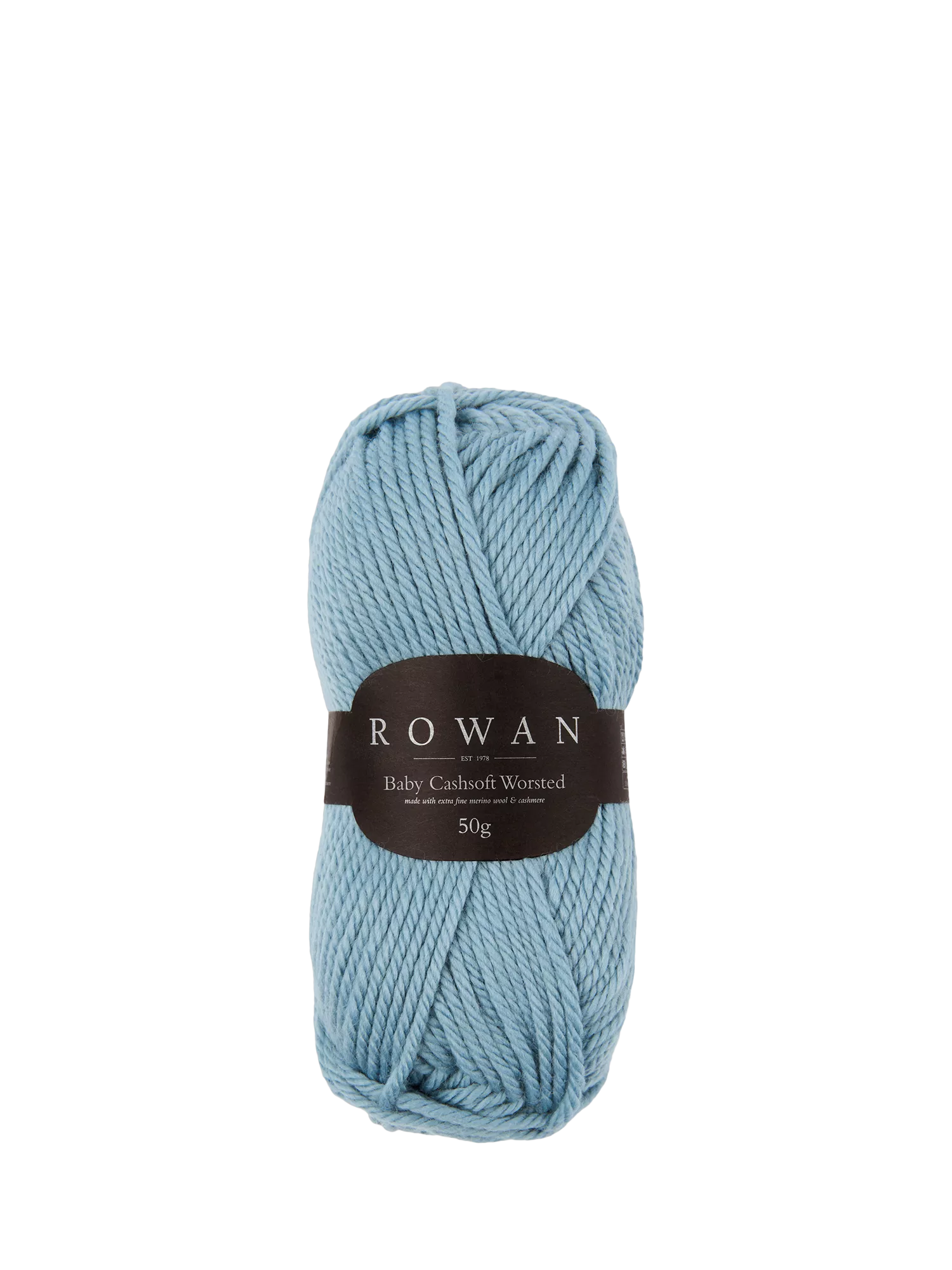 Rowan Baby Cashsoft Worsted Aran Knitting Yarn, 52g, Blue