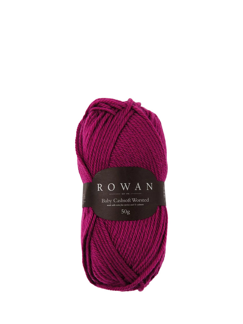 Rowan Baby Cashsoft Worsted Aran Knitting Yarn, 52g, Maroon