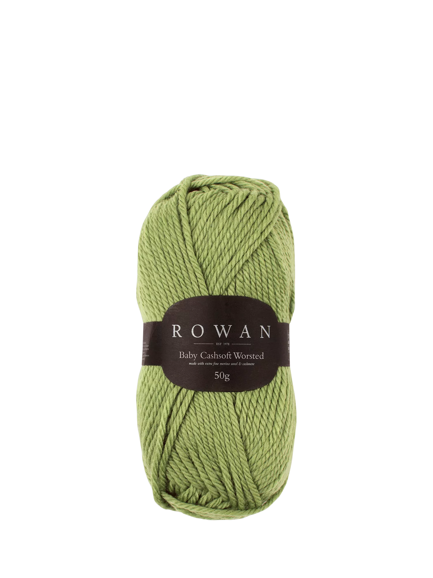 Rowan Baby Cashsoft Worsted Aran Knitting Yarn, 52g, Olive