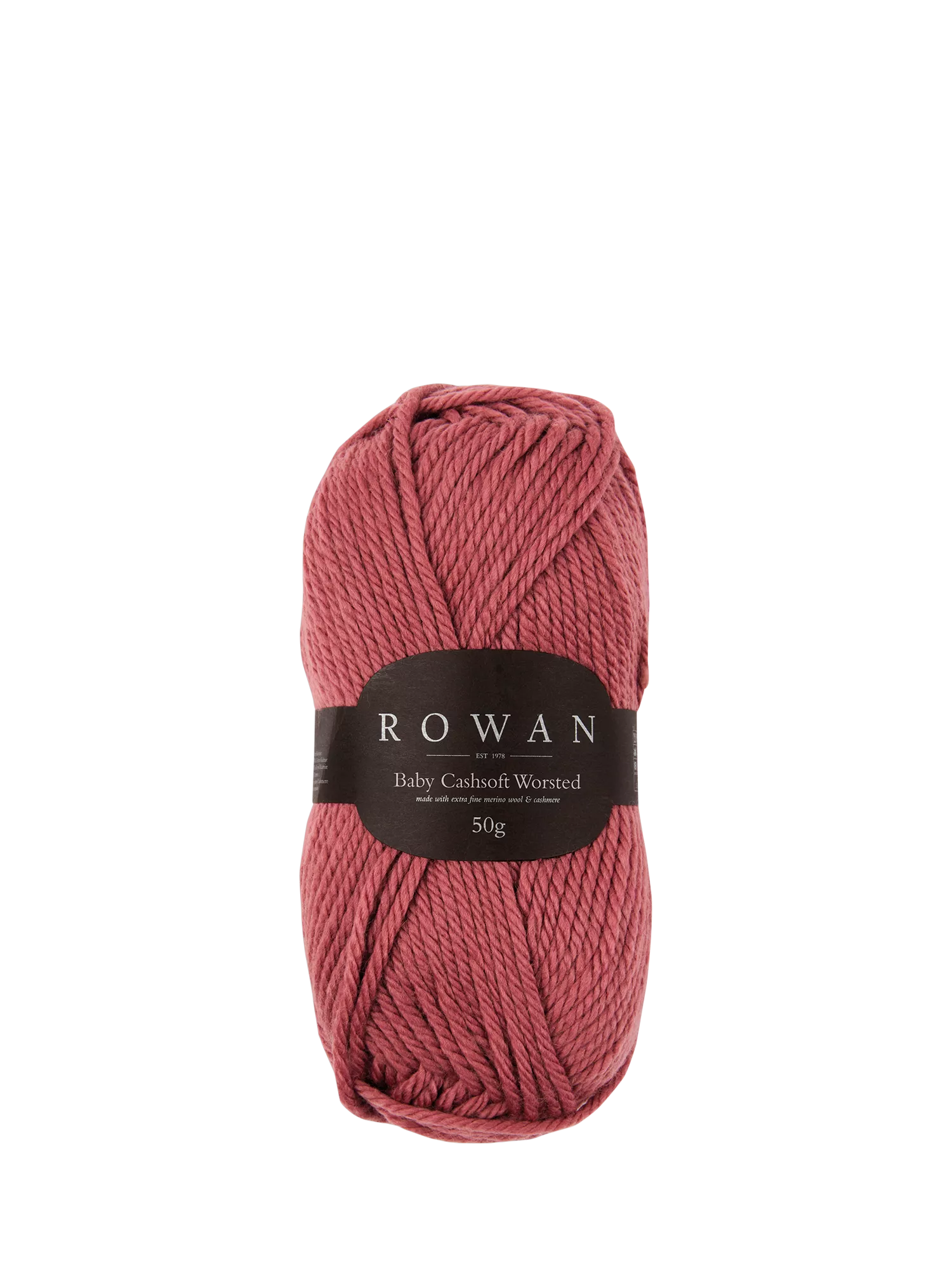 Rowan Baby Cashsoft Worsted Aran Knitting Yarn, 52g, Rust