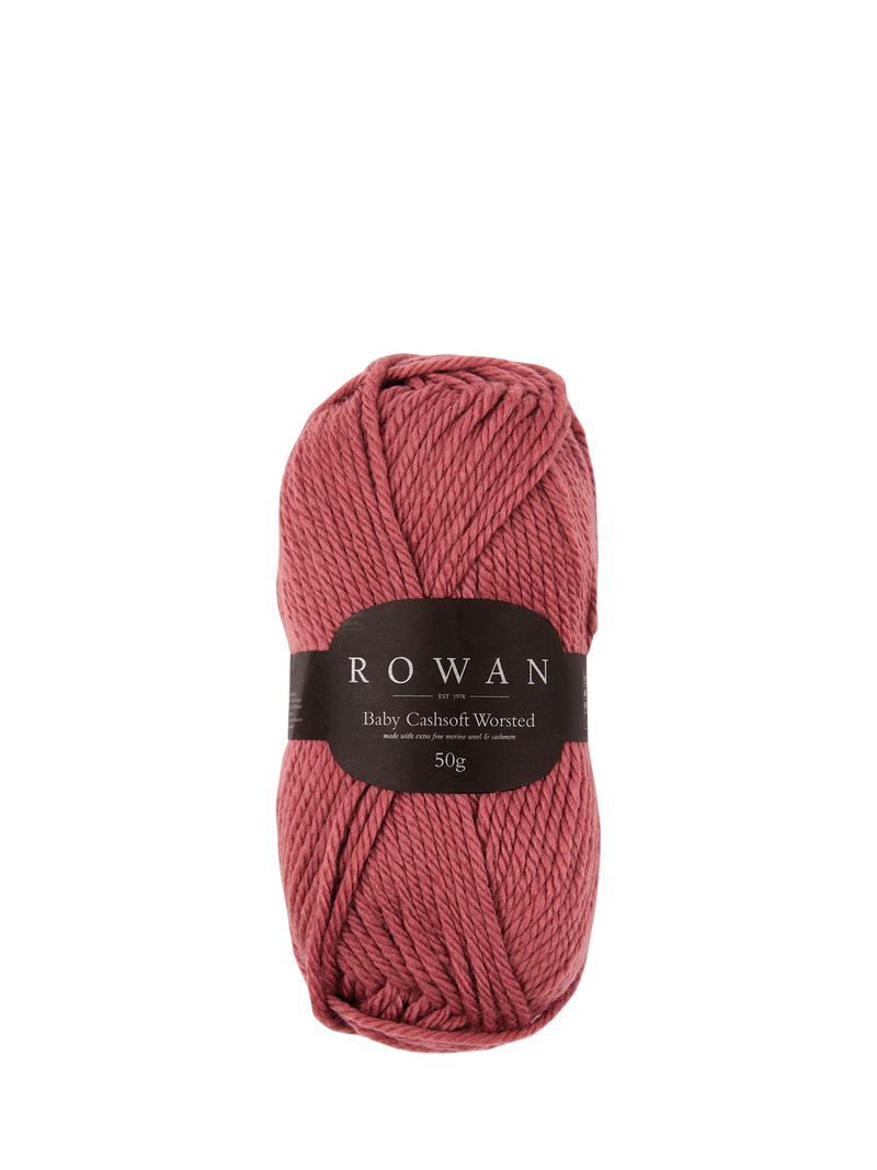 Rowan Baby Cashsoft Worsted Aran Knitting Yarn, 52g, Rust