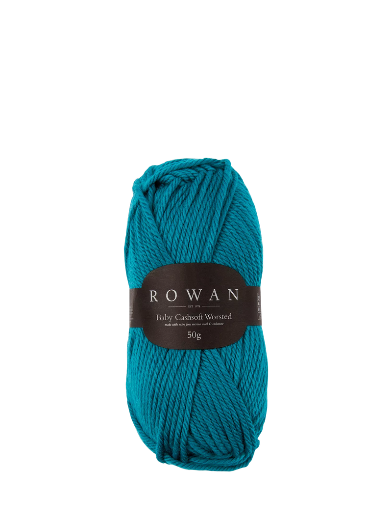 Rowan Baby Cashsoft Worsted Aran Knitting Yarn, 52g, Turquoise