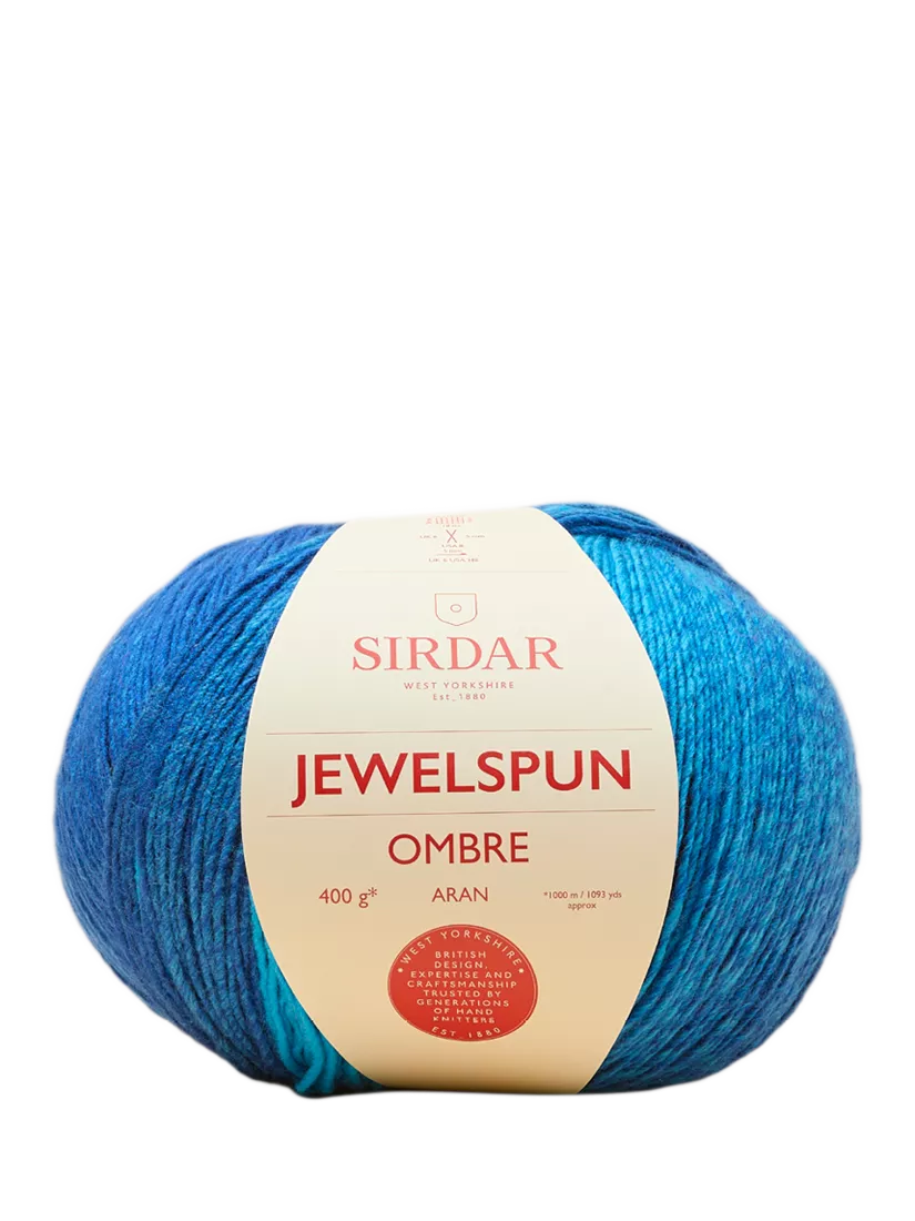 Sirdar Jewelspun Ombre Aran Knitting Yarn, 400g