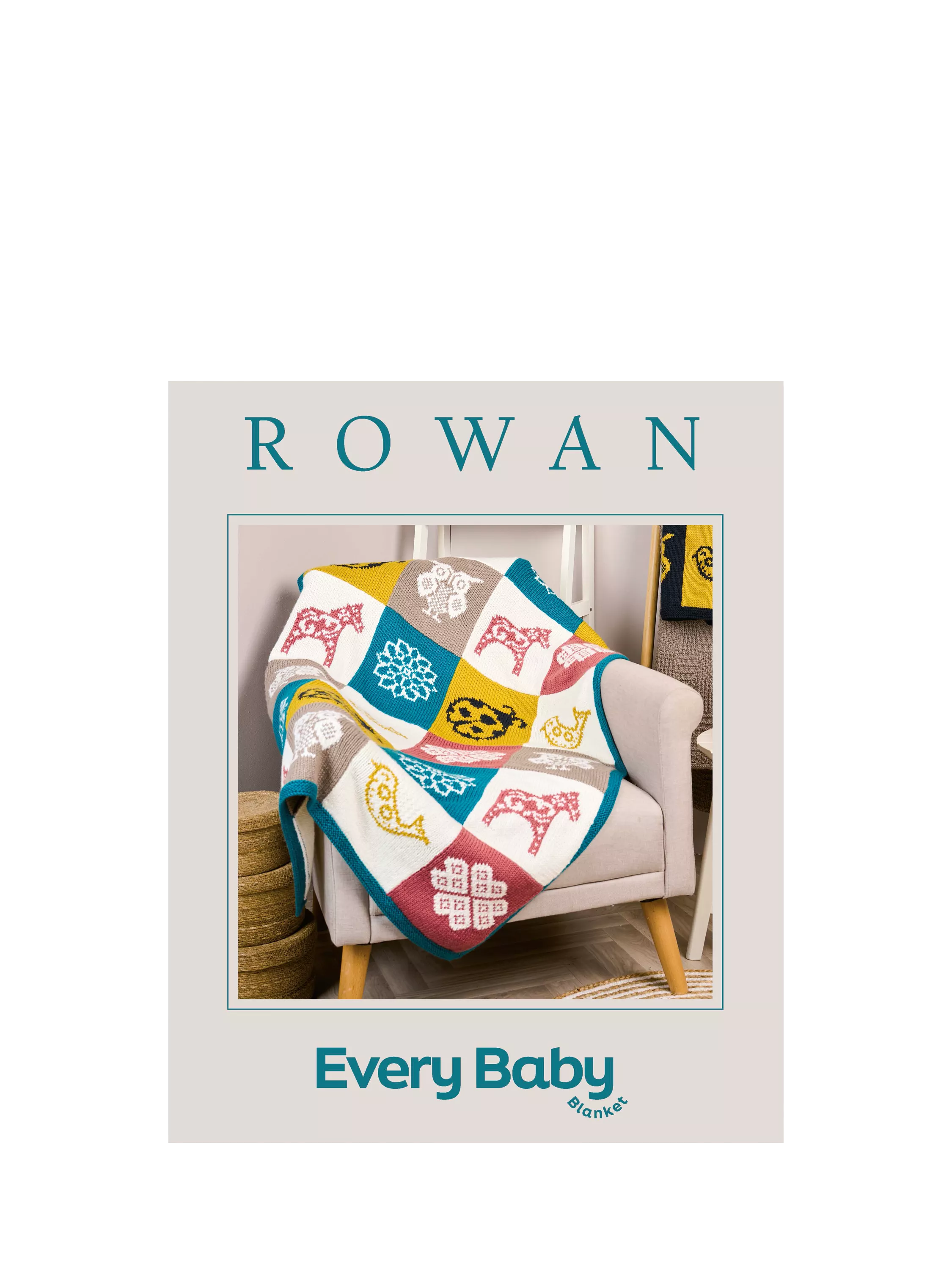 Rowan knitting pattern book Every Baby Blanket Collection, UK version