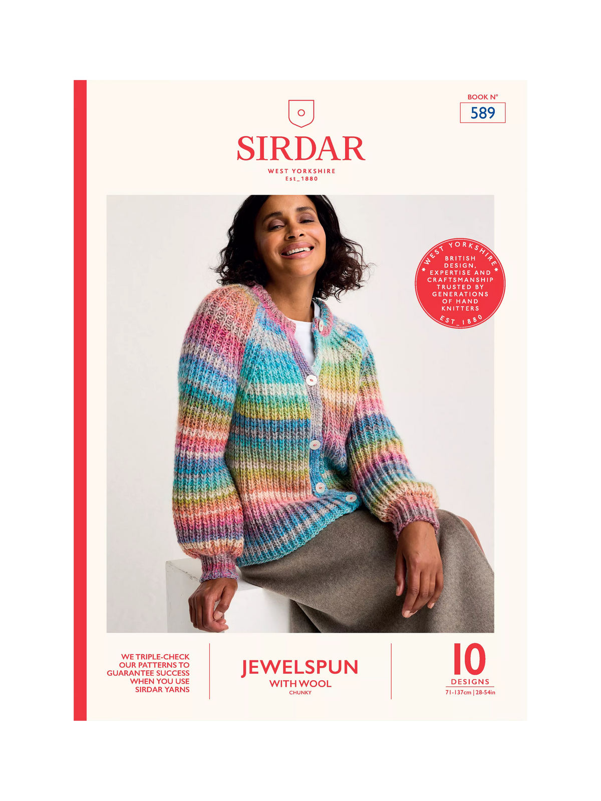 Sirdar Jewelspun knitting pattern book (British brand)
